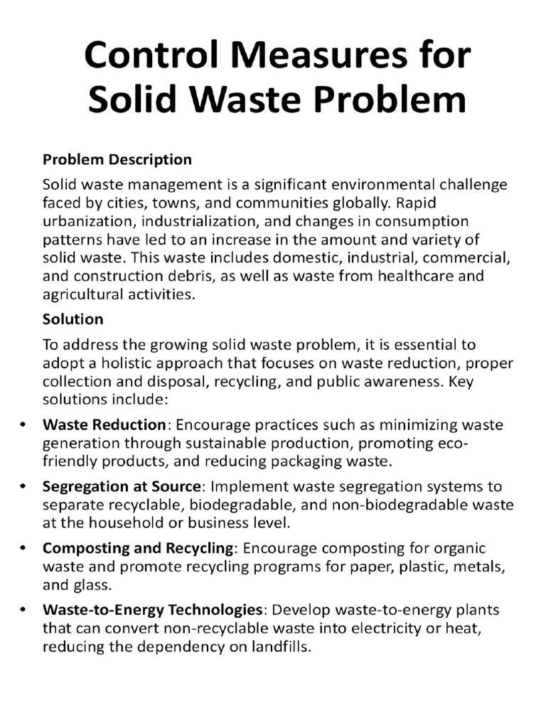 Control Waste | PDF