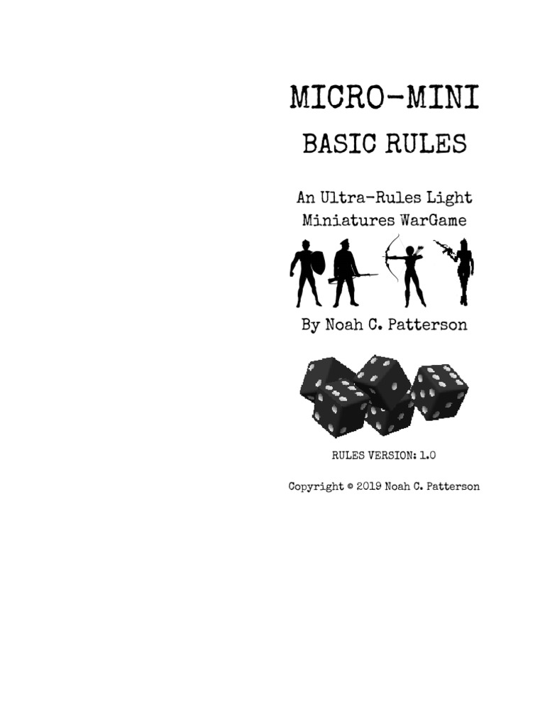 Micro Mini BASIC Rules | PDF | Tabletop Games | Gaming