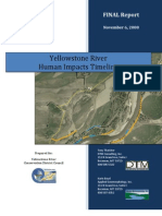 Yellowstone River: Human Impacts Timeline  