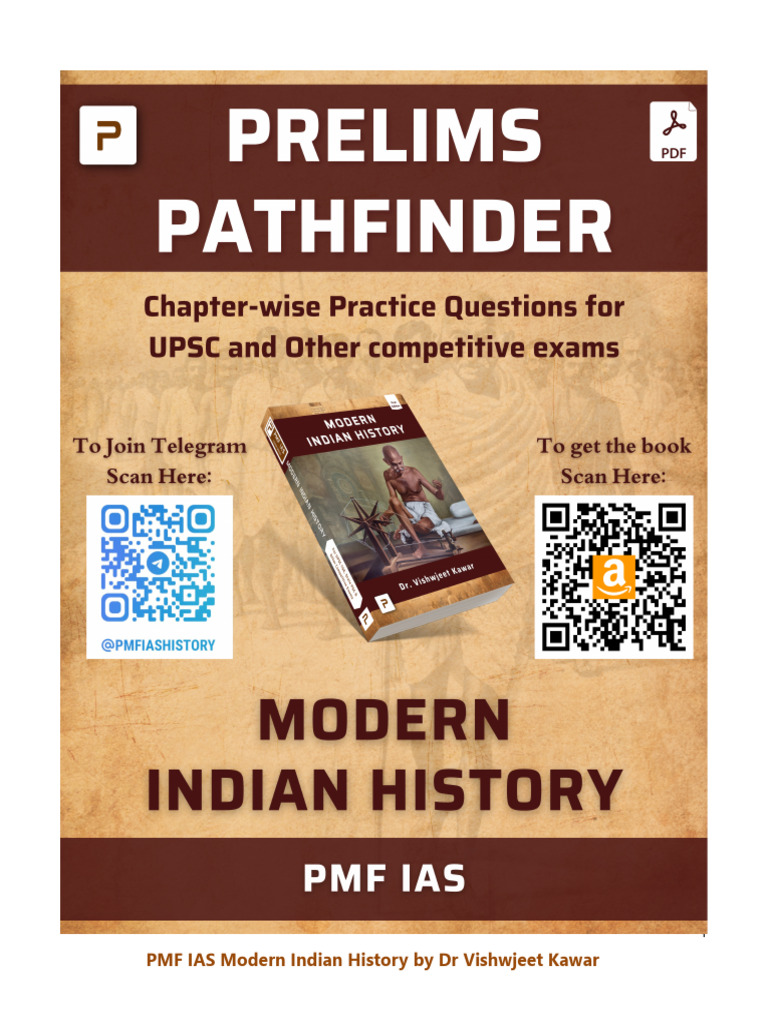 PMF IAS Modern Indian History Overview | PDF