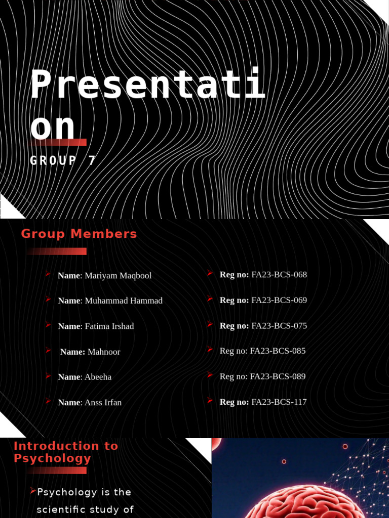 Psychology Presentation | PDF | Leadership | Industrial And ...