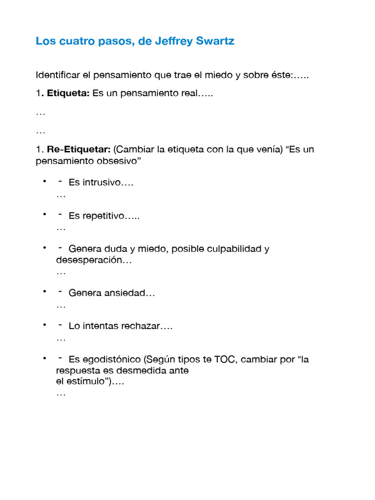 4 Pasos para Completar | PDF
