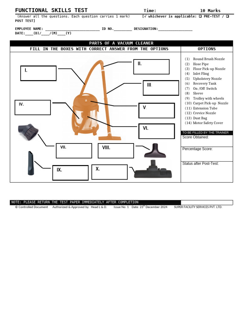 Parts of Vacuum Cleaner | PDF | Vacuum Cleaner | Manufactured Goods