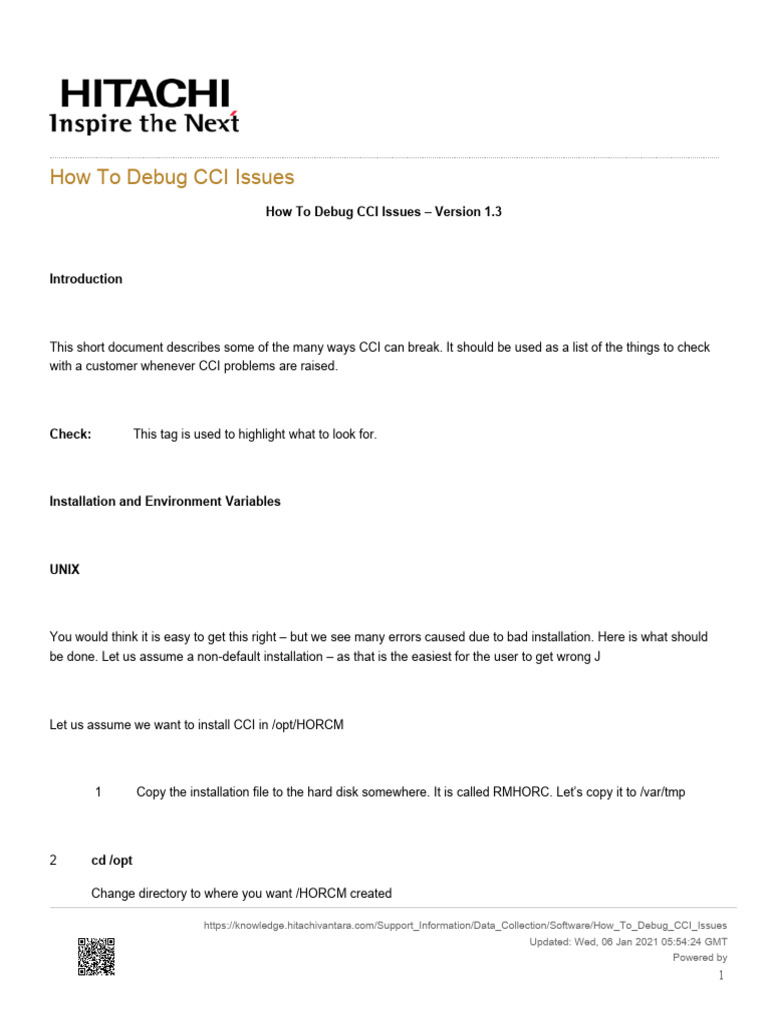 Debugging CCI Issues Guide | PDF | Debugging | Computer Architecture