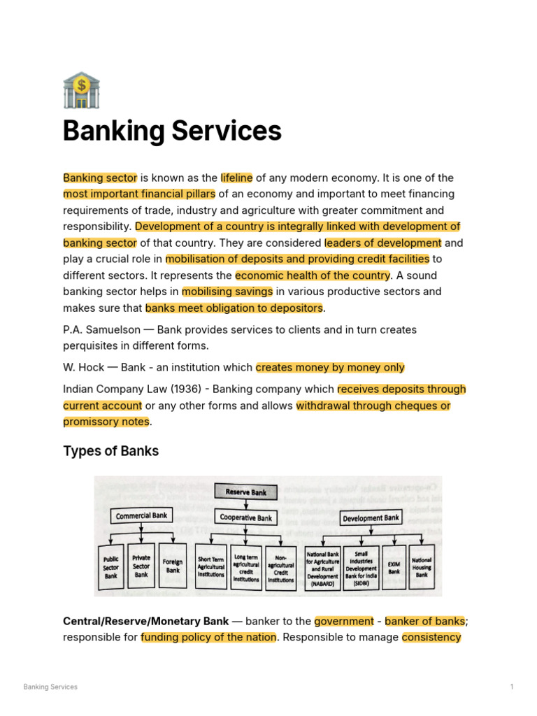 Overview of Banking Services | PDF | Banks | Mortgages