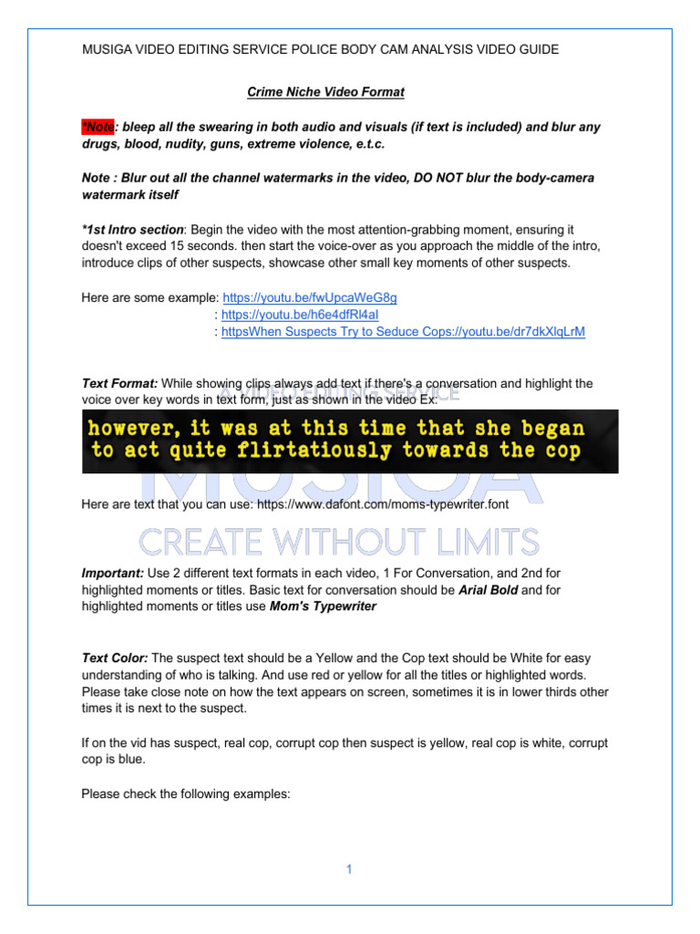Video Editing for Crime Analysis | PDF