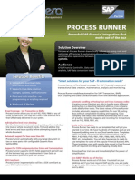 SAPFI Process Runner DataSheet