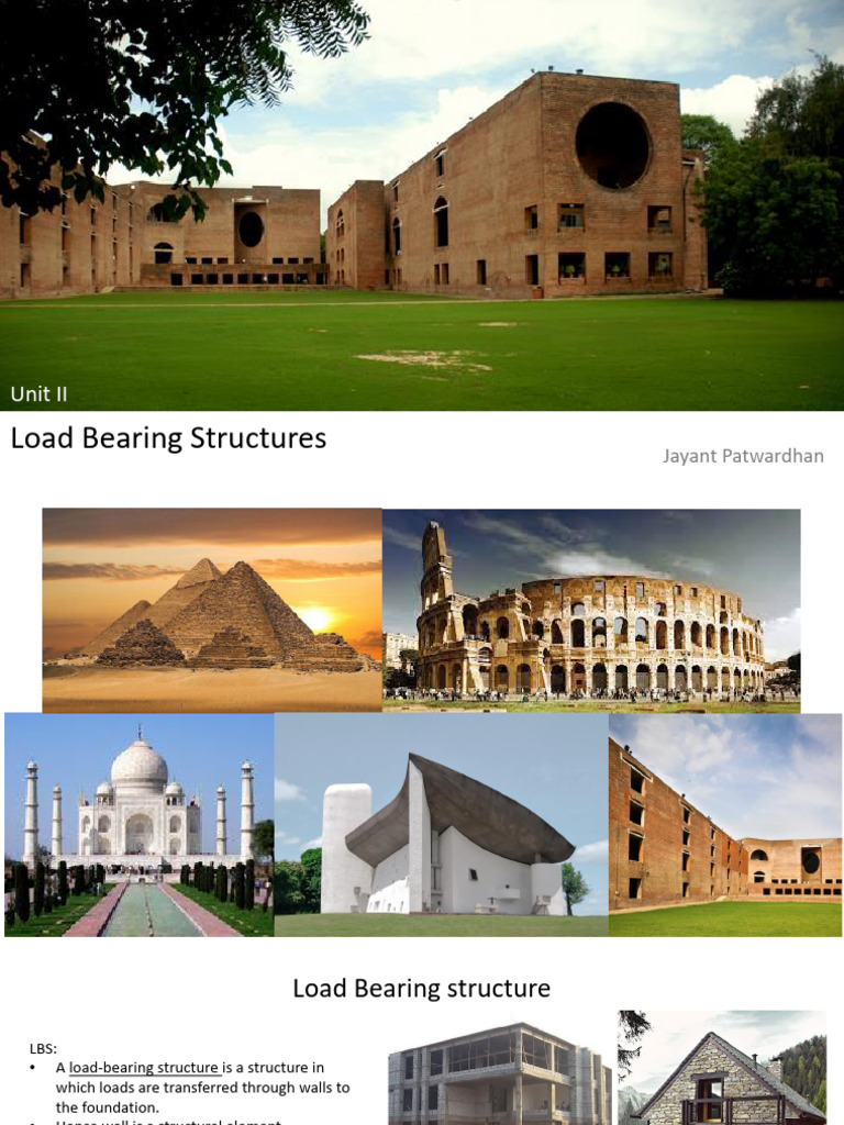 Load Bearing Structure Overview | PDF | Wall | Beam (Structure)