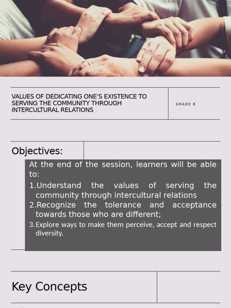 Intercultural Community Service Values | PDF