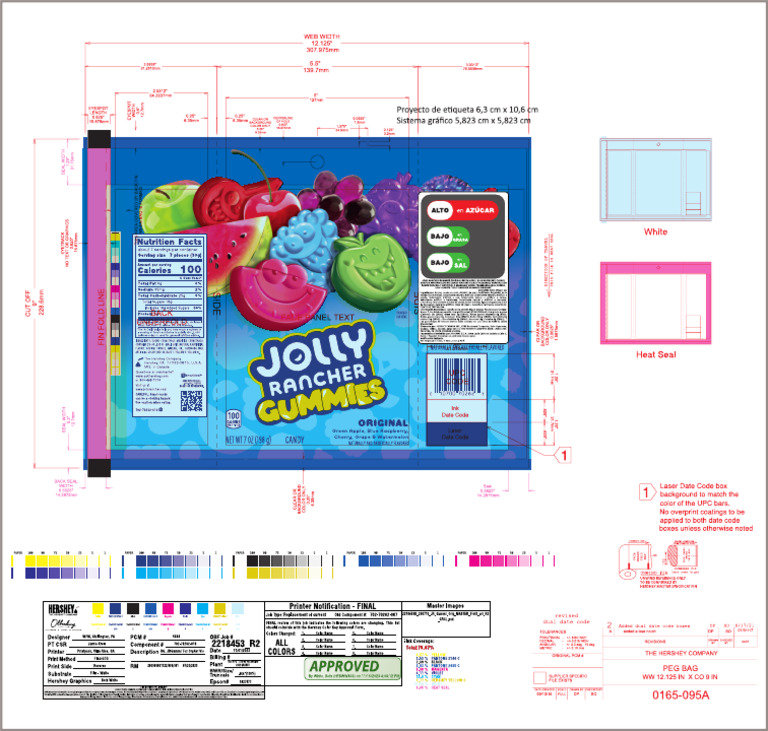 JOLLY RANCHER GUMMIES ORIGINAL 198g | PDF