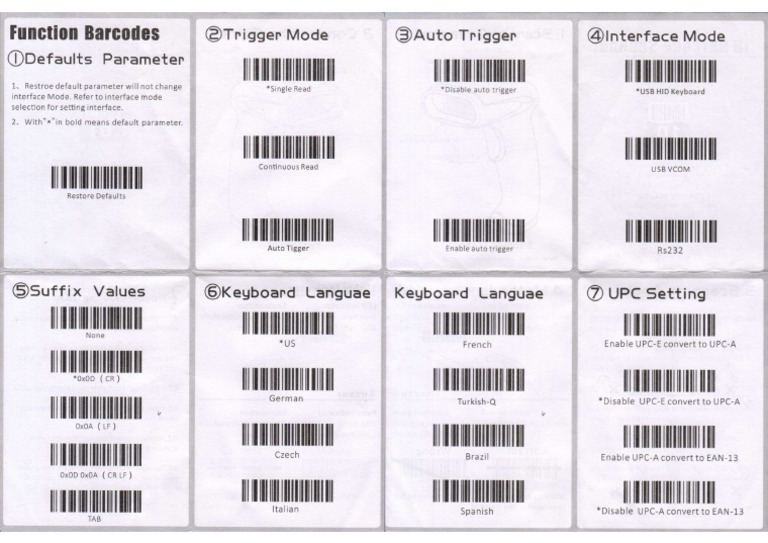 Barcode Reader Speed-X Quick Start Guide | PDF