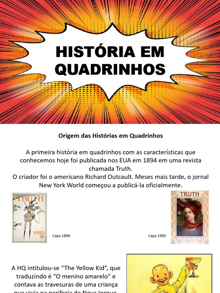 Origem das Histórias em Quadrinhos | PDF