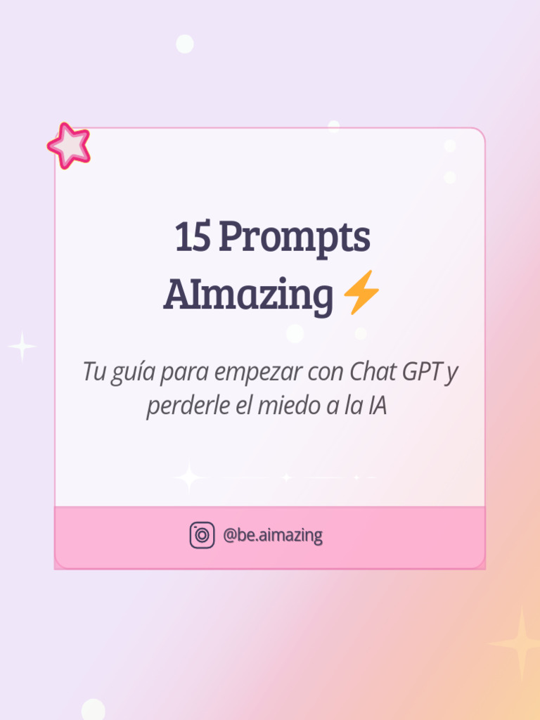 15 Prompts para Dominar Chat GPT | PDF