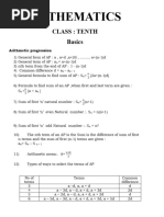 Maths FORMULA SHEET Class 10th (Prashant Kirad) | PDF | Factorization ...