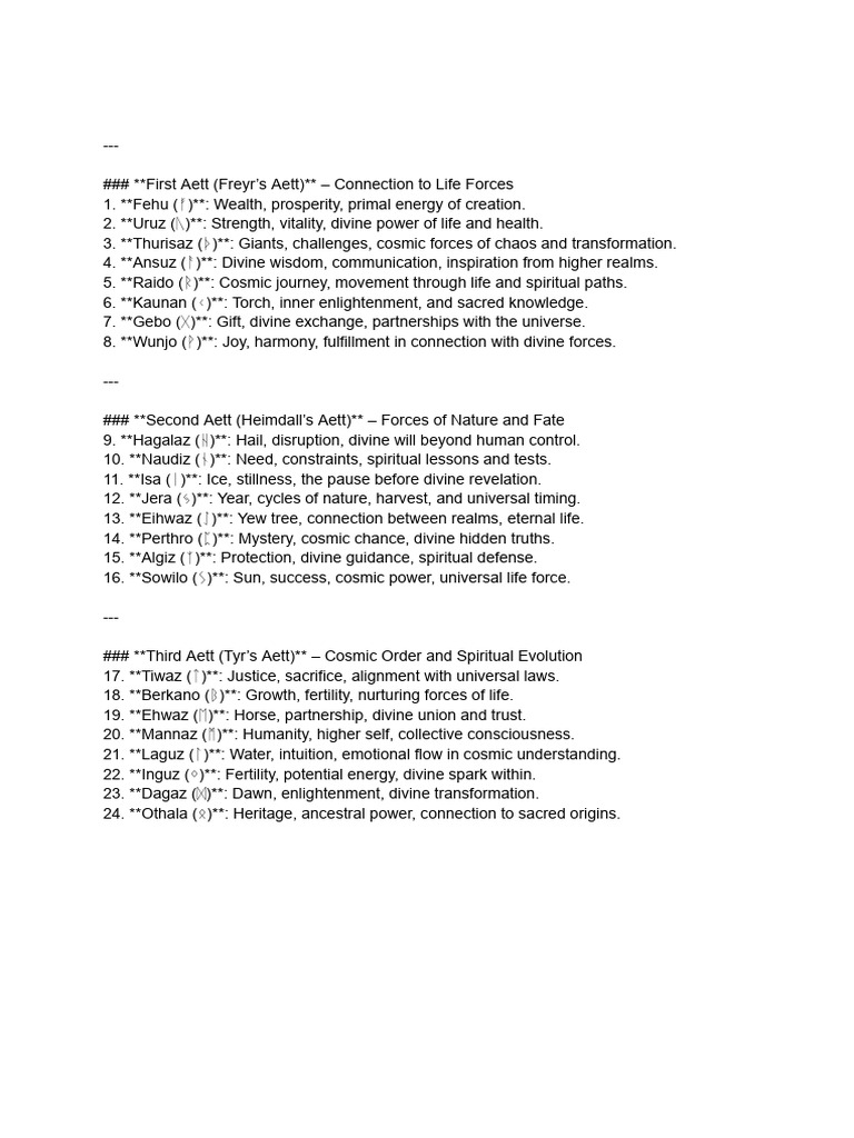 Runes | PDF
