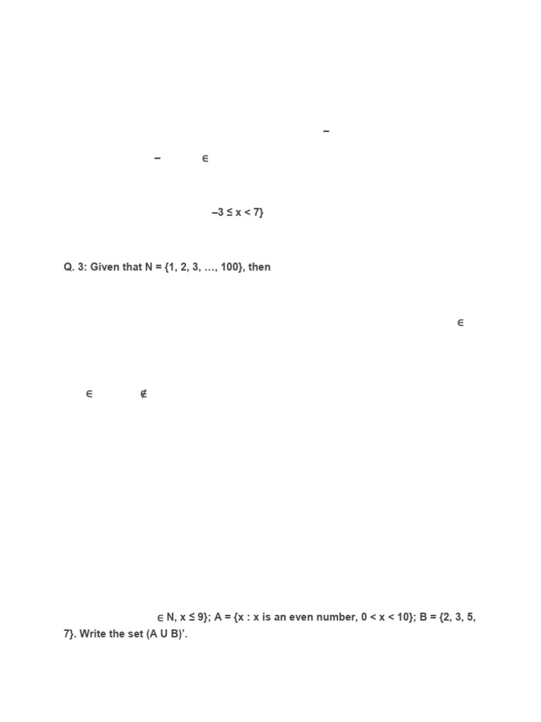 Sets and Relations | PDF