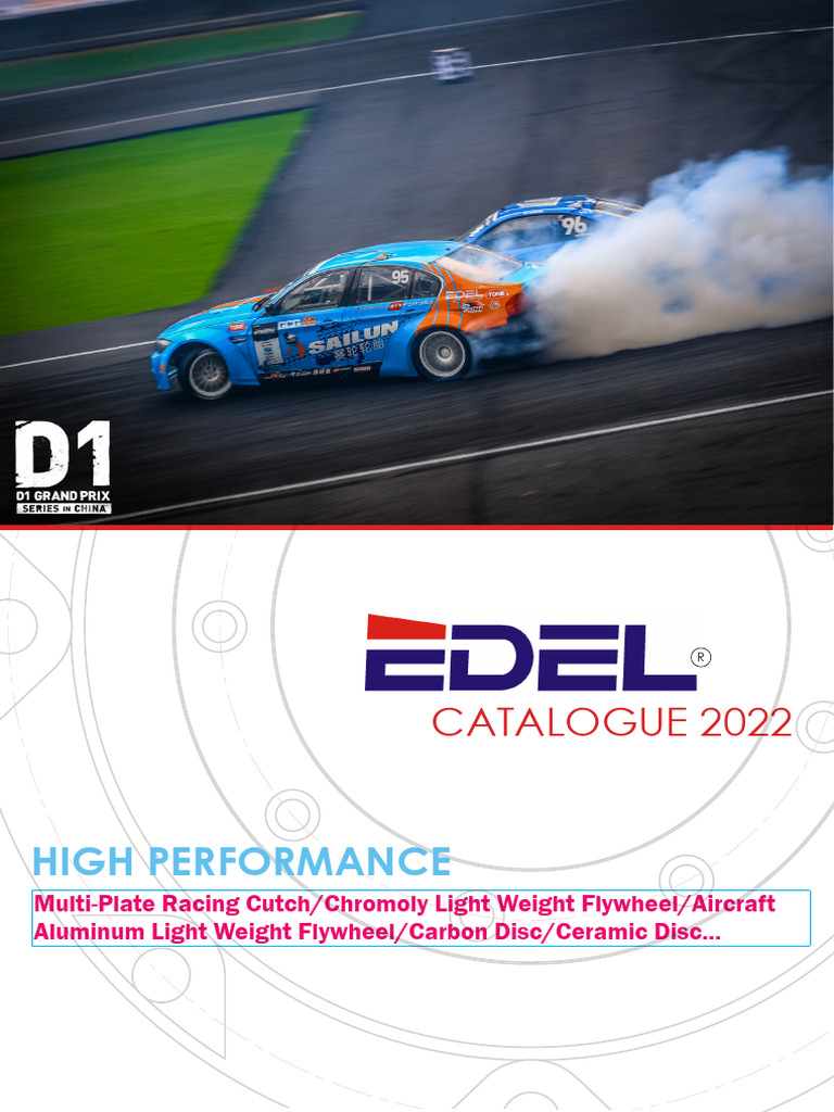 Edel Racing Clutch Catalogue 2022 | PDF | Motor Vehicle Manufacturers | Car