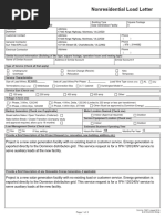 Residential Electric Load Request Form | PDF | Battery Charger | Water ...