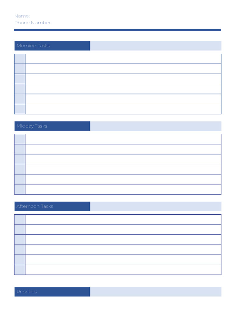 Blank Word Template | PDF