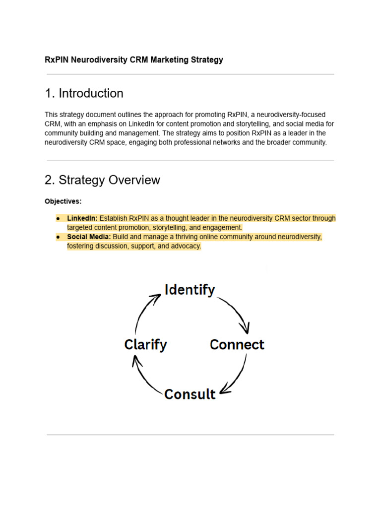 Roadmap Strategy Pdf Customer Relationship Management Linked In