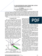 S.V. Ryzhkov- The Behavior of a Magntized Plasma Under the Action of Laser with High Pulse Energy