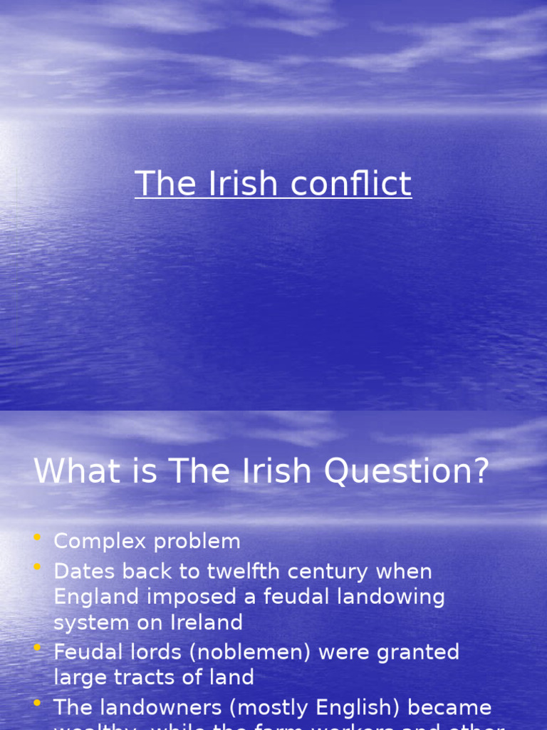 irish conflict 2 | PDF | Northern Ireland | Republic Of Ireland