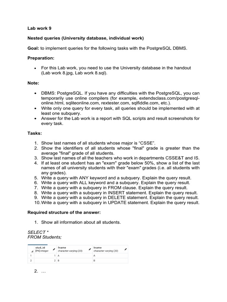 Lab Work 9 | PDF
