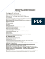 Estudios de biodisponibilidad y bioequivalencia para productos parmacéuticos administrados oralmente