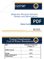 SWRO Design and Optimization