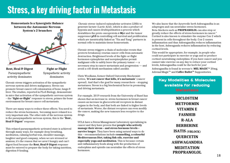 Stress Metastasis Catalogue | PDF | Stress (Biology) | Cancer