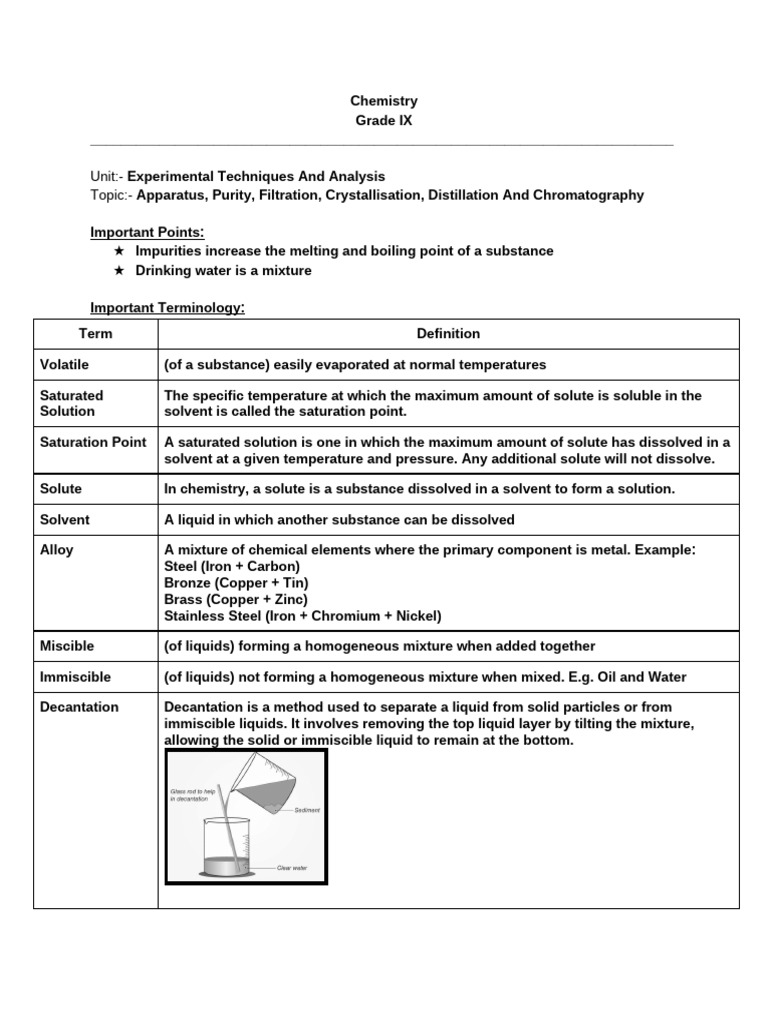 Experimental Techniques in Chemistry | PDF | Solubility | Distillation