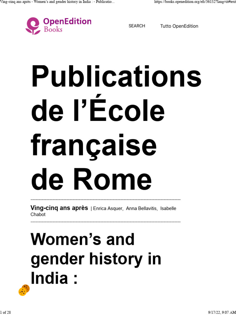 Women's History and Activism in India | PDF | Feminism | Gender Studies
