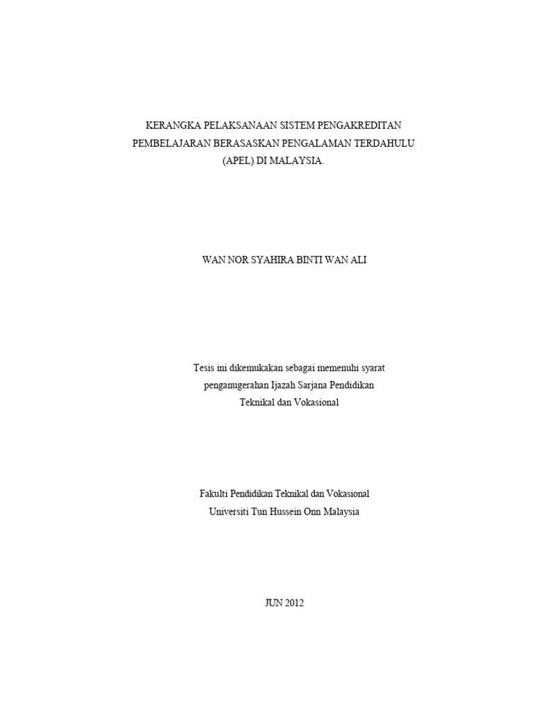 APEL | PDF