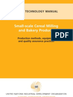 Small-Scale Cereal Milling and Bakery Products: Unido Technology Manual