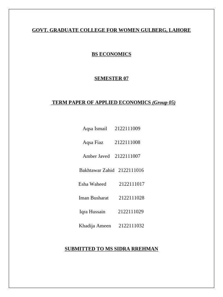 Group 05 Term Paper Final | PDF | Survey Methodology | Dependent And ...