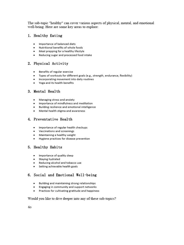 Healthy Tips 1 | PDF