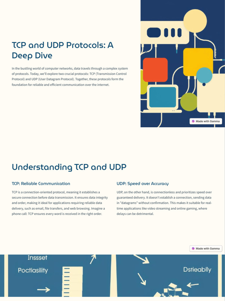TCP and UDP Protocols A Deep Dive | PDF
