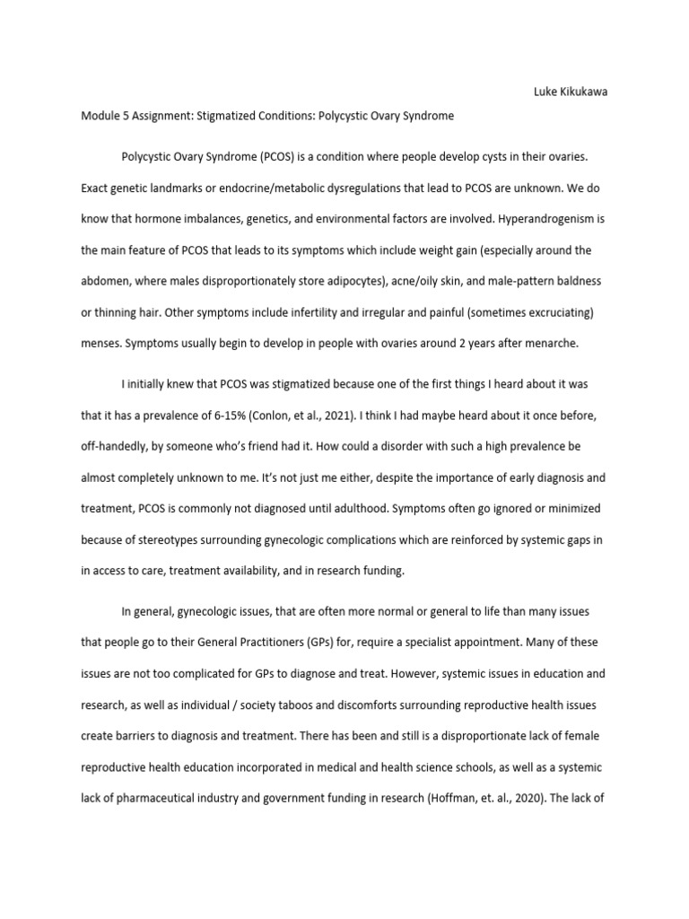 assignment-5-stigma-and-pcos-pdf-polycystic-ovary-syndrome