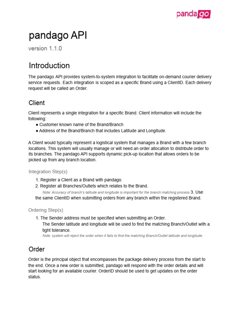 Pandago api version 1 1 0 1 pdf json public key cryptography