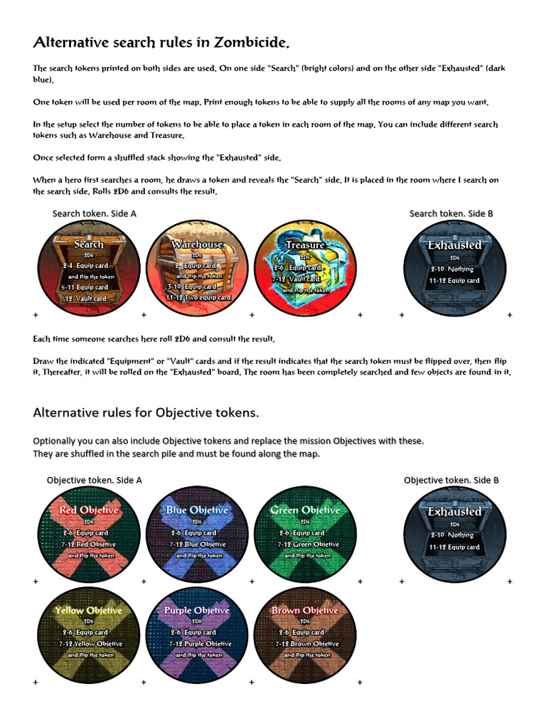 Alternative Search Rules v5 | PDF | Tabletop Games | Games Of Mental Skill
