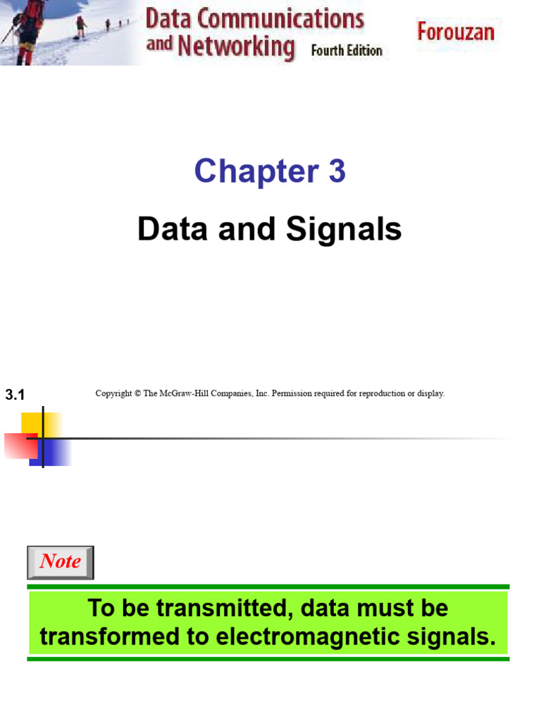 3 Chapter 3 Data and Signals | PDF | Signal To Noise Ratio | Bandwidth ...