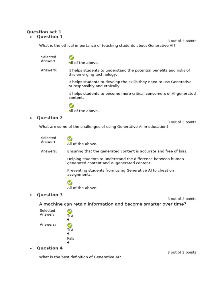 Generative AI in Education: Key Insights | PDF | Artificial Neural ...