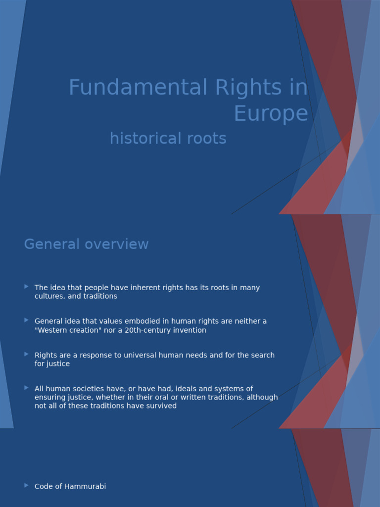 Fundamental Rights - Historical Roots | PDF | Natural Law | Social Contract