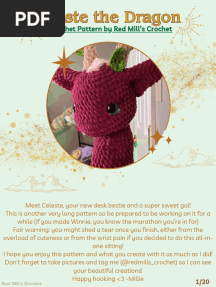 Celeste the Dragon Official Pattern