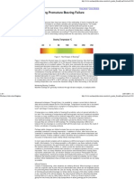 Detecting Premature Bearing Failure