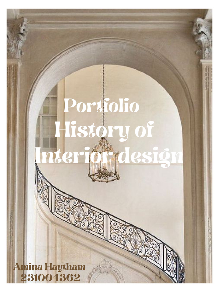 History of Interior Design 20240 | PDF