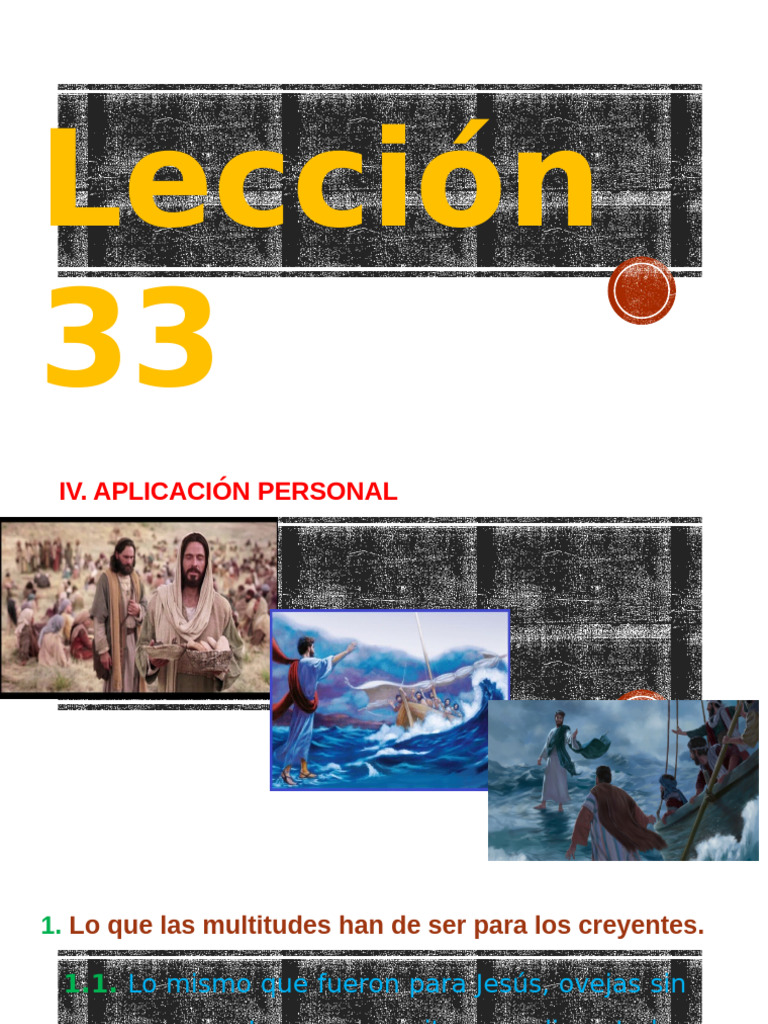 Lección 33 | PDF | Amor | Jesús