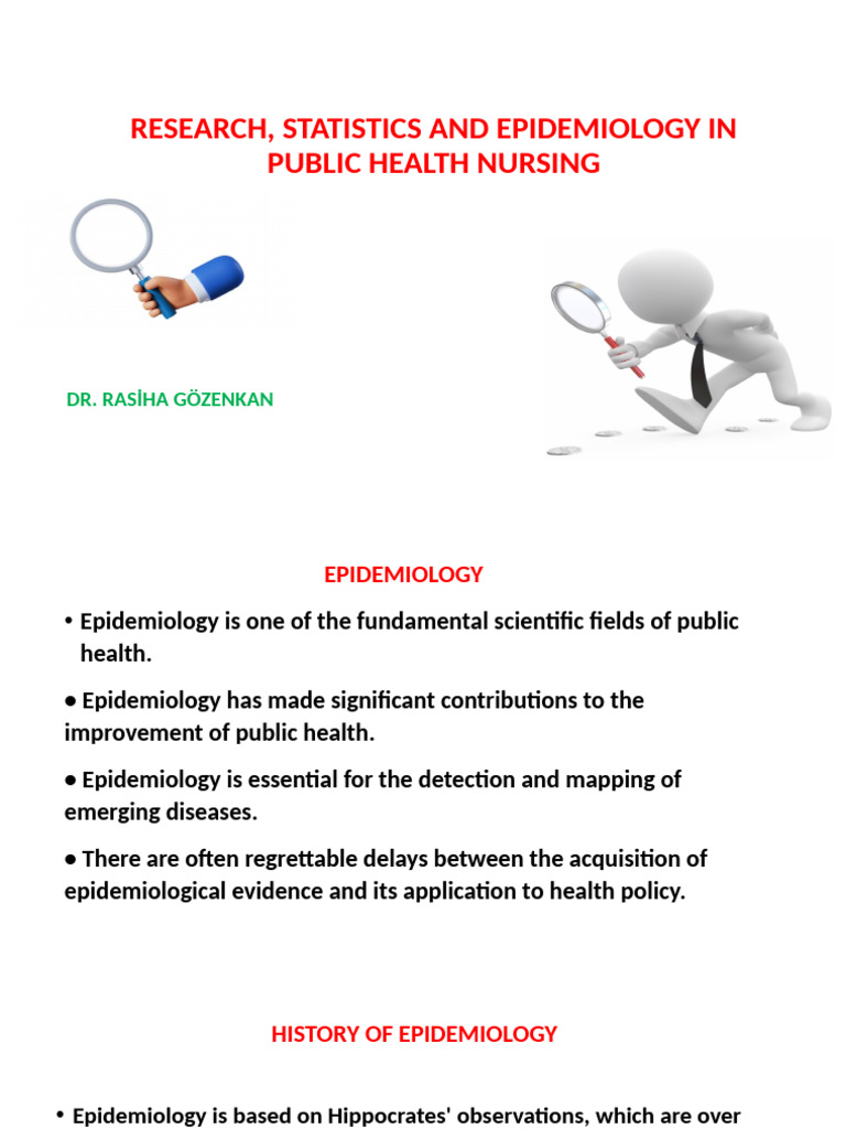 10-Research, Statistics and Epidemiology in Public Health Nursing | PDF ...