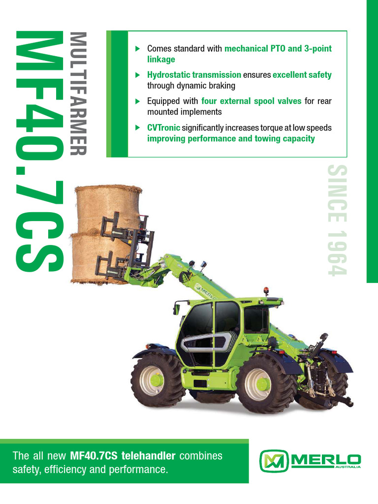 Merlo MF40.7C | PDF | Truck | Brake