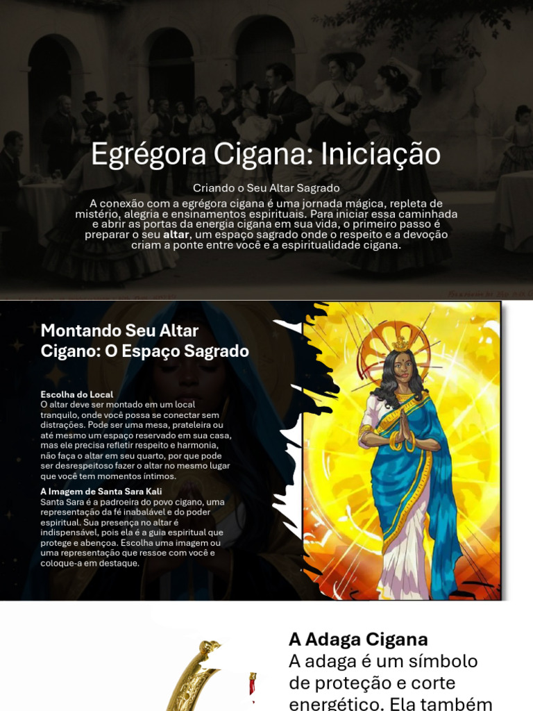 Egrégora Cigana Intro | PDF | Vermelho | Oração